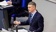 Der heutige GVB-Pr&auml;sident M&uuml;ller 2023 im Bundestag