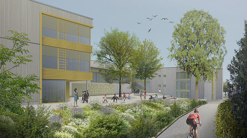 Bauplan der neuen Kilian-Grundschule in Scheßlitz