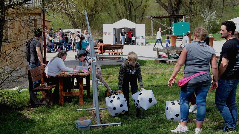 Viele Spiele und Betätigungsmöglichkeiten gab es beim Mühlenfest für die ganze Familie.