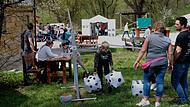 Viele Spiele und Betätigungsmöglichkeiten gab es beim Mühlenfest für die ganze Familie.