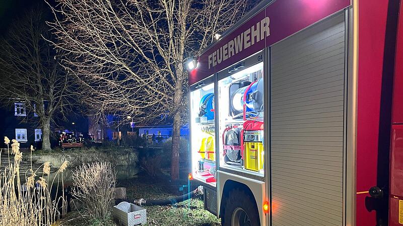 Brand in einem Kuhstall in Lahm