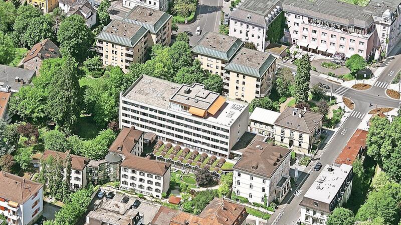 Luftbildaufnahme der Luitpoldklinik Heiligenfeld und der Rosengartenklinik Heiligenfeld.