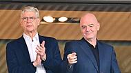 Arsène Wenger und Gianni Infantino Arsène Wenger und Gianni Infantino