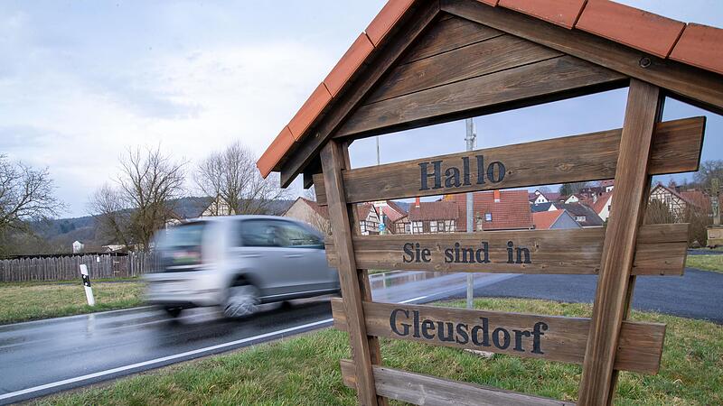 Die Vollsperrung der B&nbsp;279 verursacht derzeit besonders regen Verkehr in Gleusdorf.