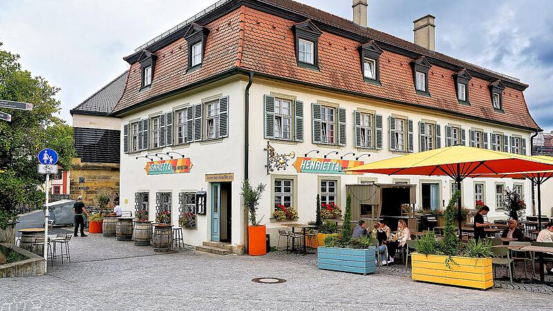 Die Pizzeria Henrietta in der Bischofsmühle in Bamberg ist beliebt. Die Pizzeria Henrietta in der Bischofsmühle in Bamberg ist beliebt.