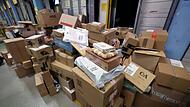 Hochbetrieb beim Post-Paketdienst Hochbetrieb beim Post-Paketdienst