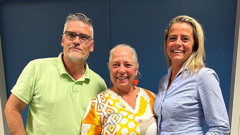 Foto von links J&uuml;rgen Kellermann, Kassier, Daniela Reinfelder Stadtr&auml;tin 1. Vors. BV Gaustadt, Marleen Meyer Schriftf&uuml;hrerin, es fehlt zwecks Urlaub 2. Vors. Harald Reinhard.