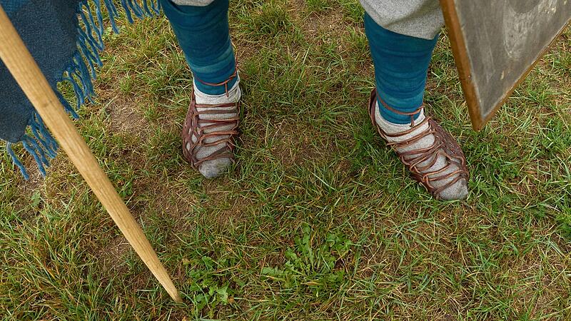 Als germanischer Krieger am Limes Wanderweg