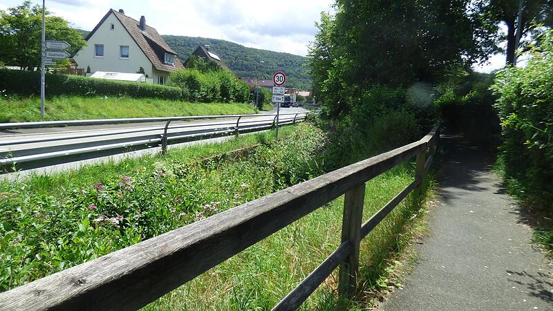 Die teilweise maroden Holzgeländer am Gehweg am Breitenbach in der Breitenacher Straße sollen im Zuge der Gehwegsanierung entfernt und durch eine Hecke ersetzt werden. Gegen diesen Plan regte sich im Stadtrat massiver Widerstand.Forchheim & Fränkische Schweiz Die teilweise maroden Holzgeländer am Gehweg am Breitenbach in der Breitenacher Straße sollen im Zuge der Gehwegsanierung entfernt und durch eine Hecke ersetzt werden. Gegen diesen Plan regte sich im Stadtrat massiver Widerstand.Forchheim & Fränkische Schweiz