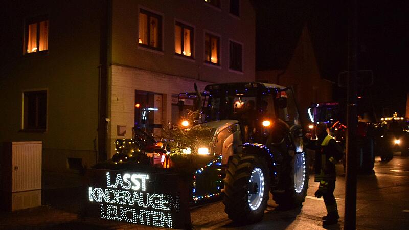 „Lasst Kinderaugen leuchten“ lautet wieder das Motto der Traktorfahrt durch den Landkreis.