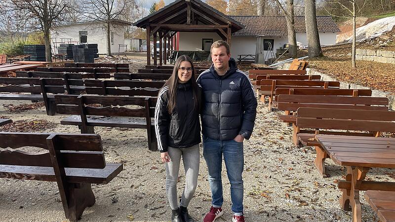 In Zentbechhofen verwirklichen Steffen Ramer und Julia M&uuml;ller den Traum vom eigenen Biergarten.