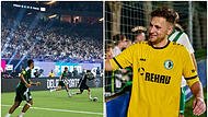 Tugay Akbakla (hier noch in Eltersdorfer Tagen) spielt jetzt in der Icon League (li.). Am Sonntag war der erste Spieltag.
