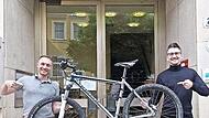 David Fronczek (links) und Bürgermeister Jan Marberg. David Fronczek (links) und Bürgermeister Jan Marberg.