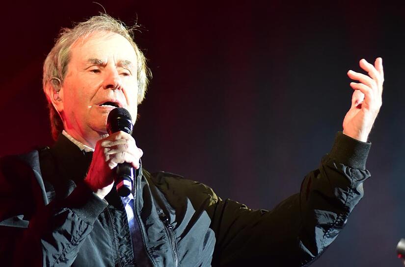 Der Musiker Chris de Burgh bei seinem Auftritt auf der Plassenburg