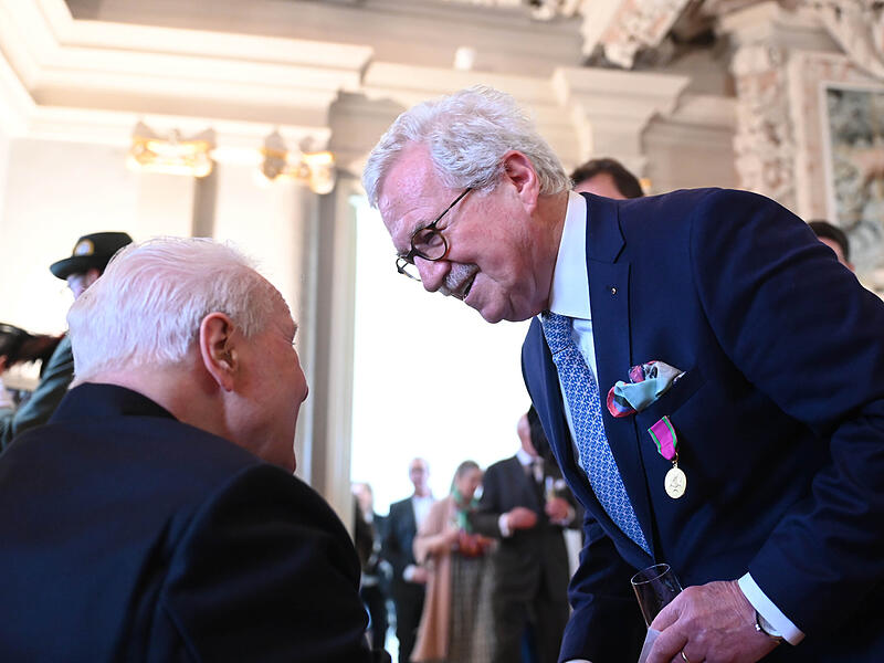 Gro&szlig;er Empfang in Coburg: Mehr als 200 geladene G&auml;ste gratulierten Andreas Prinz von Sachsen-Coburg und Gotha zum 80. Geburtstag.