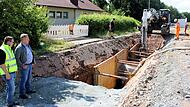 Die Erschließung des neuen Baugebiets in Katschenreuth kommt gut voran, vermeldet die Stadt. Die Erschließung des neuen Baugebiets in Katschenreuth kommt gut voran, vermeldet die Stadt.