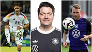 Bei der Nationalmannschaft: (v. li.) Robin Koch, Christian Staatz, David Raum.