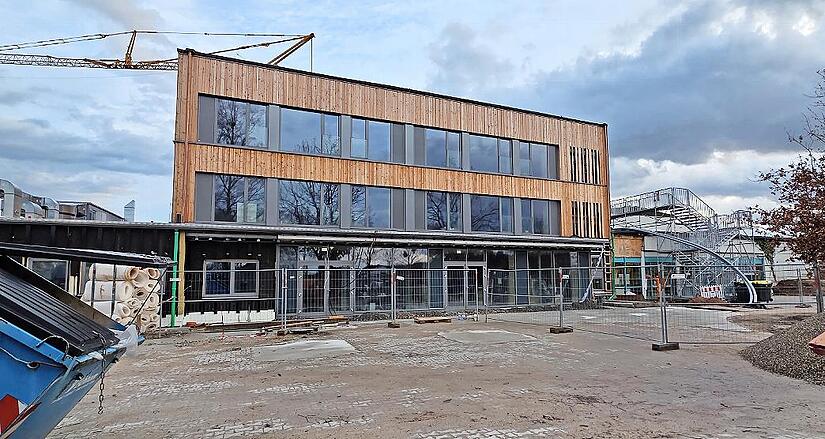 Die Generalsanierung der Baunacher Schule macht Fortschritte.