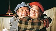 Nando und Benjamin Seeberger als Flip und Flop. Nando und Benjamin Seeberger als Flip und Flop.