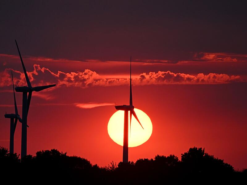 Sonnenuntergang in Nordrhein-Westfalen