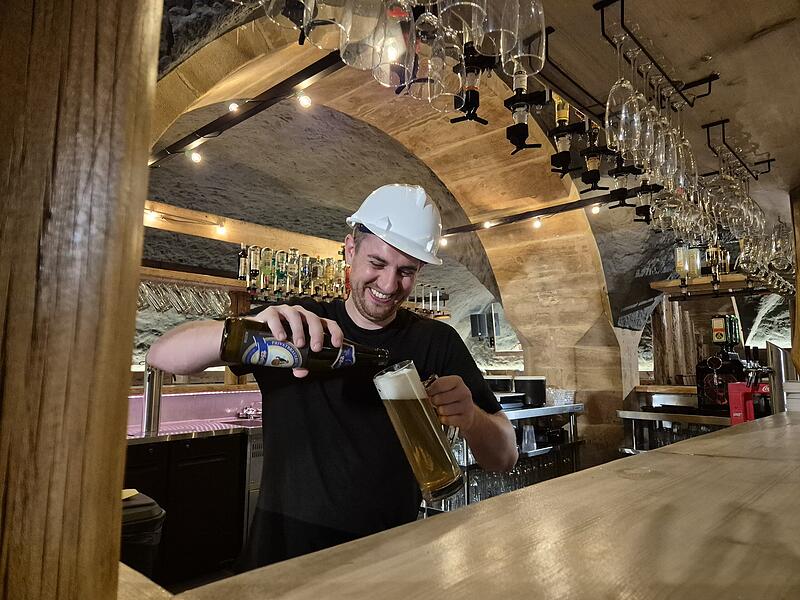 Marcel Finzel leitet das &bdquo;Bergwerk&ldquo; in der Langen Stra&szlig;e in Bamberg
