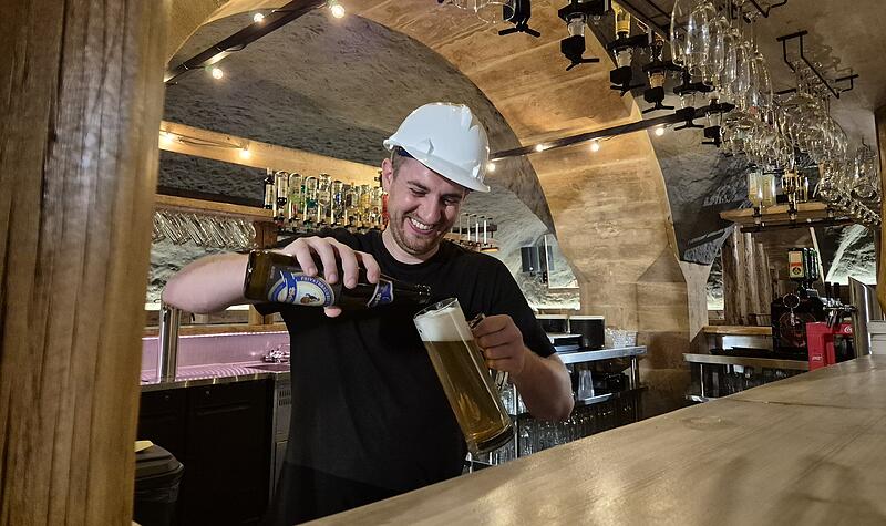 Marcel Finzel leitet das &bdquo;Bergwerk&ldquo; in der Langen Stra&szlig;e in Bamberg