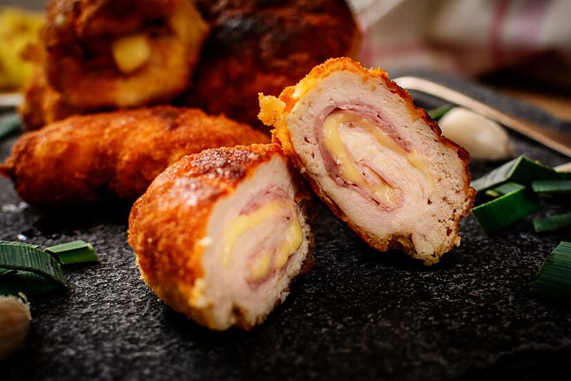 Cordon Bleu mit Obadzda-Füllung Cordon Bleu mit Obadzda-Füllung
