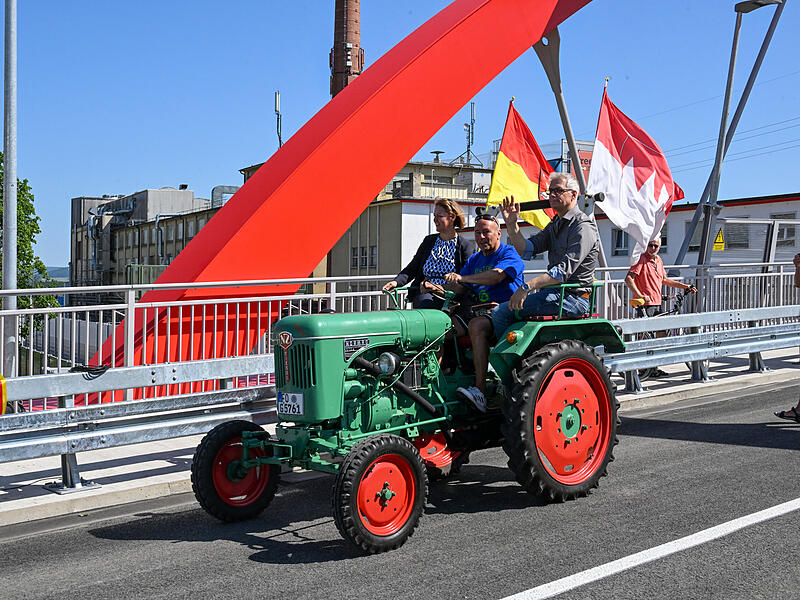 Piastenbrücke Forchheim EröffnungEröffnung Piastenbrücke