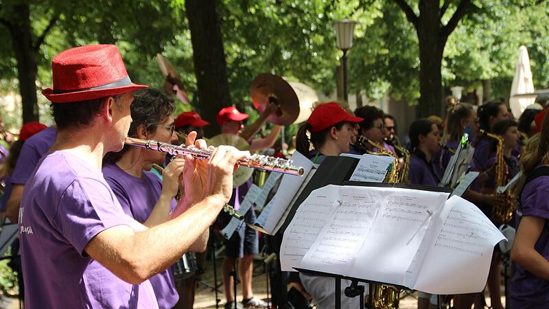 Impression vom Flashmob. Impression vom Flashmob.