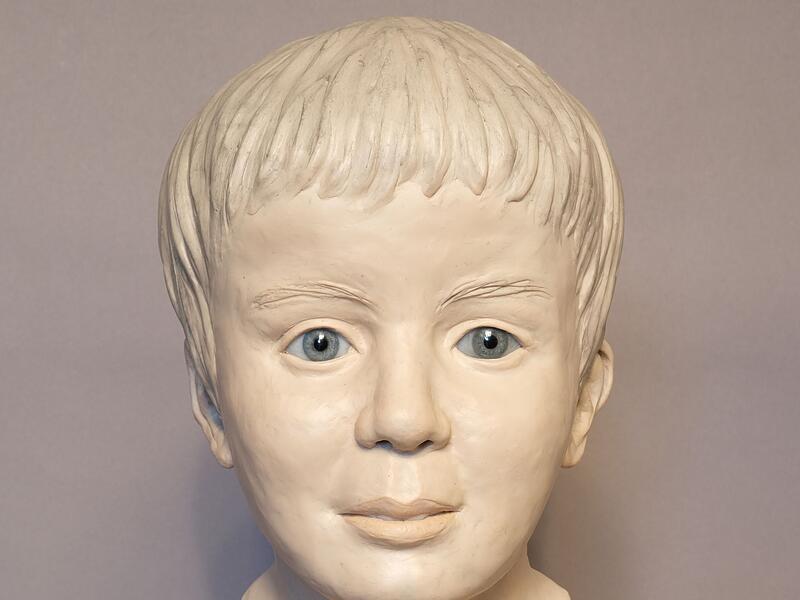 Gesicht von Kinderleiche aus der Donau