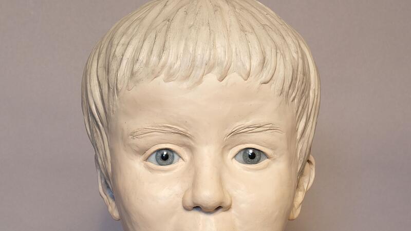 Gesicht von Kinderleiche aus der Donau