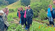 Die Studierenden lernten, wie man einen Garten bewirtschaftet.Birgit Distler / AELF Coburg-Kulmbach