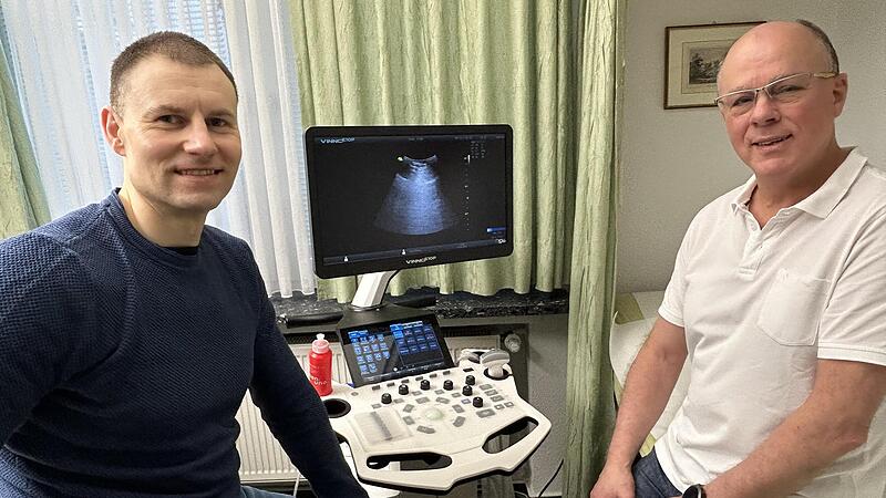 Dr. Georg Eckstein (links) &uuml;bernimmt die Praxis von Dr. Burkhard Zwick.