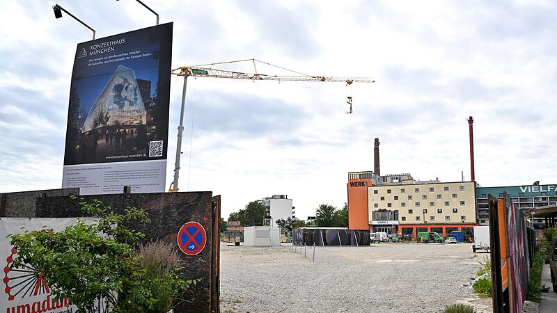 Bauplatz des neuen M&uuml;nchner Konzerthauses