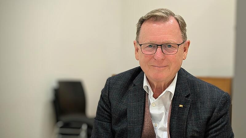 Bodo Ramelow  im Pfarrzentrum Sankt Augustin.