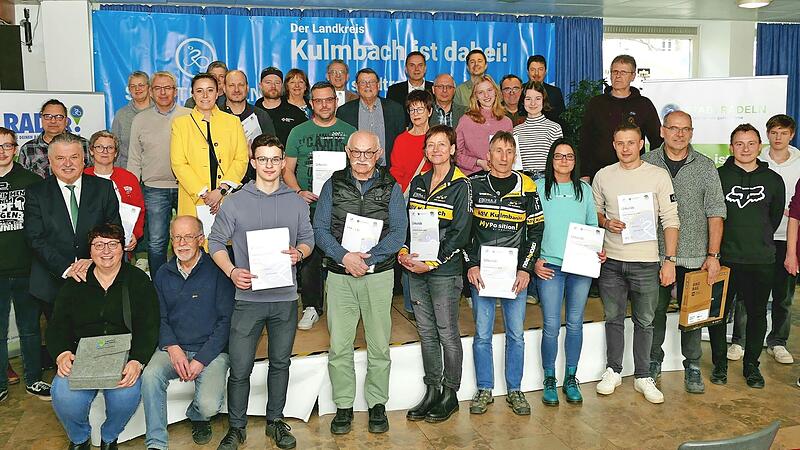 Die erfolgreichsten Teilnehmer des Stadtradelns 2023 im Landkreis Kulmbach konnten jetzt ihre Preise entgegennehmen.