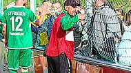Trainer Frederic Martin und der SV Friesen freuen sich auf das Derby gegen den FC Lichtenfels. Heinrich Weiß Trainer Frederic Martin und der SV Friesen freuen sich auf das Derby gegen den FC Lichtenfels. Heinrich Weiß
