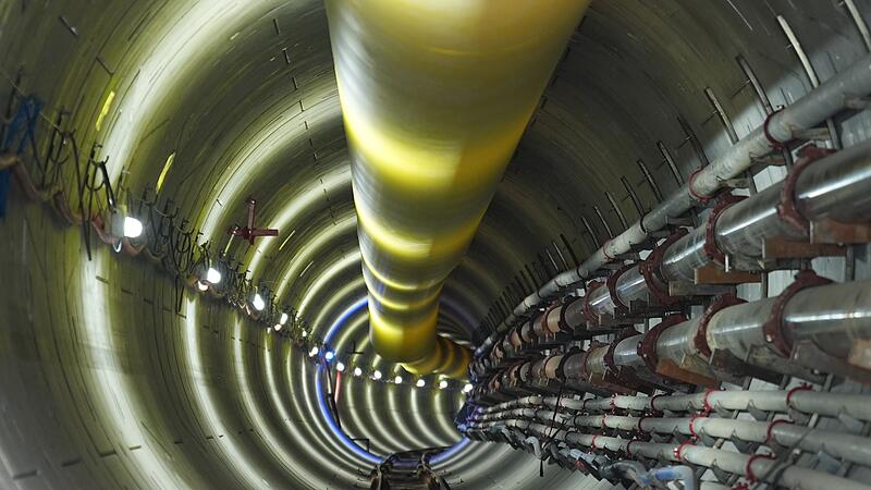 Baustelle Suedlink-Elbquerung ElbX Baustelle Suedlink-Elbquerung ElbX