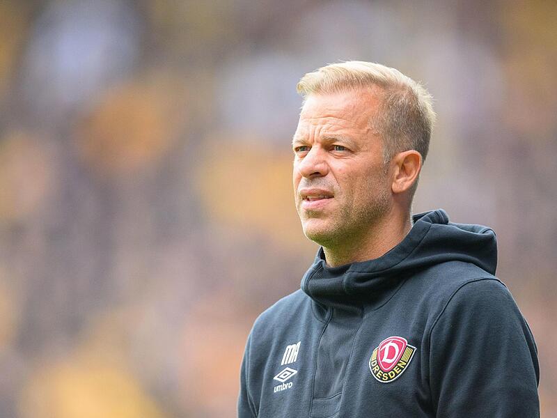 Dresdens Trainer Markus Anfang war nicht zufrieden mit seinem Team.
