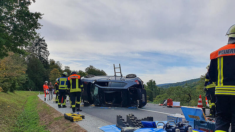 Unfall in Bad Brückenau Unfall in Bad Brückenau