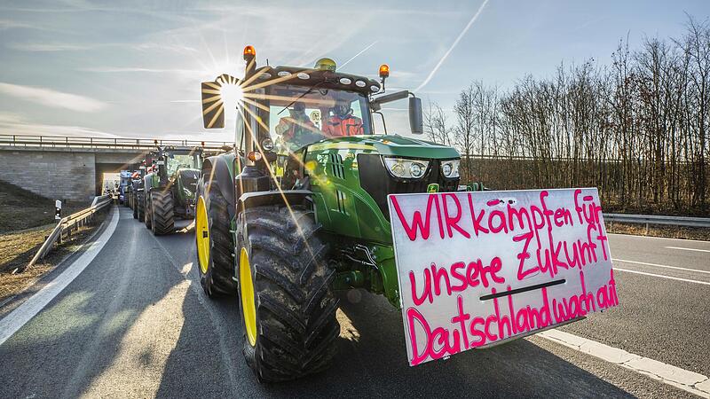 Die Bauern gehen am Samstag wieder auf die Stra&szlig;e. Ziel ist Bayreuth.