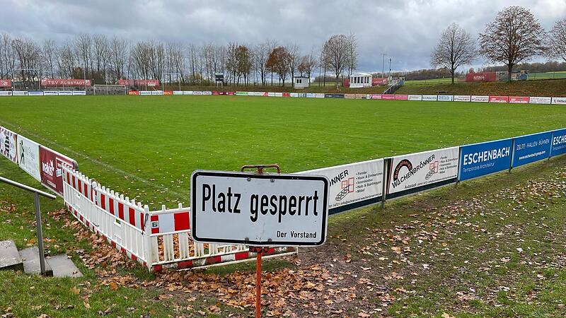 Platz gesperrt: Das Regionalliga-Derby zwischen Aubstadt und den Würzburger Kickers kann nicht stattfinden.