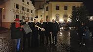 Rathaussturm in Bad Kissingen: Der Schl&uuml;ssel ist &uuml;bergeben.