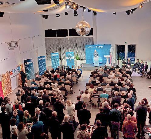 Der CSU-Ortsverband Forchheim, die Stadtverbandsversammlung und der Kreisverband Forchheim veranstalteten den traditionellen Neujahrsempfang.