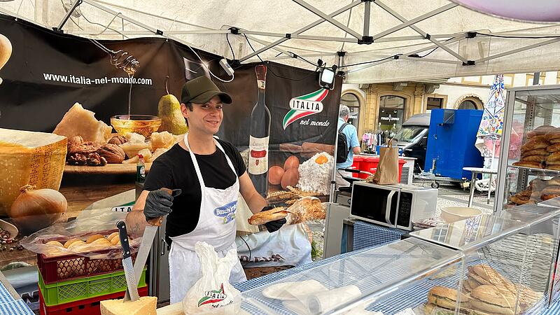 Festa Italica auf dem Bamberger Maxplatz