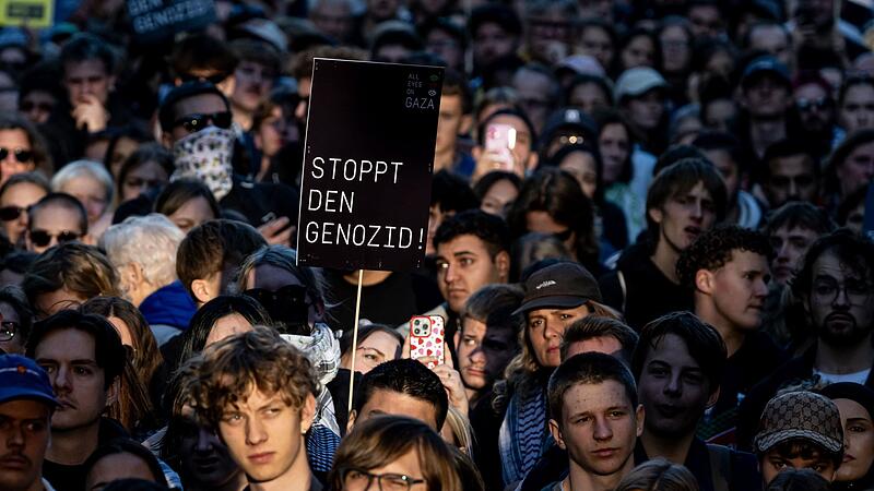 Demonstration für Gaza in Berlin