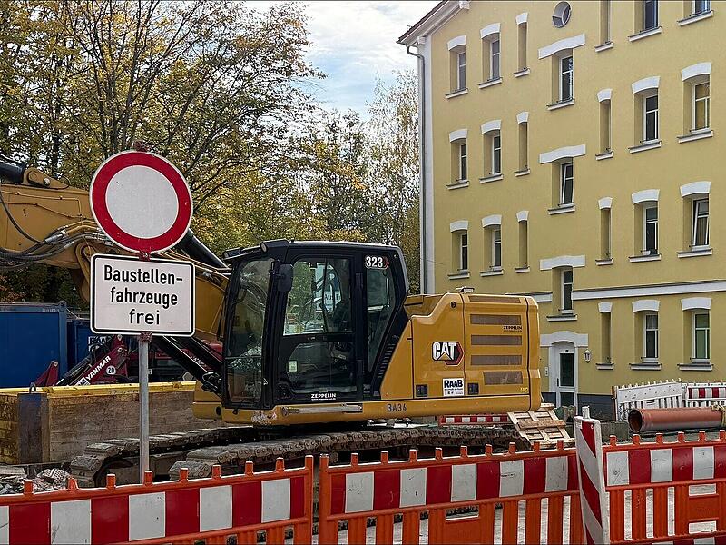 Baustelle Reuther Stra&szlig;eForchheim & Fr&auml;nkische Schweiz