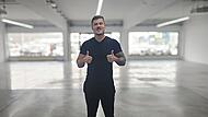 Noch ist die Halle leer, doch schon bald eröffnet Marcus Schwandner im Bischberger Gewerbegebiet ein neues „Fitomat"-Fitnessstudio.