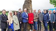 V.l.: Johannes Maciejonczyk, neuer Landrat im Kreis Bamberg, Bezirksr&auml;tin Gerlinde Mathes, Beate Nijkamp, CSU-Bezirksgesch&auml;ftsf&uuml;hrerin Mittelfranken, MdL Andreas Schalk, Staatsminister Joachim Herrmann, MdB Dr. Anja Weisgerber, MdL Steffen Vogel, ...