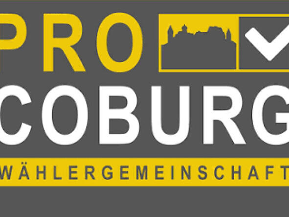 &bdquo;Pro Coburg&ldquo; waren fr&uuml;her mal die Freien W&auml;hler. Nach der Umfirmierung gab es auch ein neues Logo &ndash; mit Veste